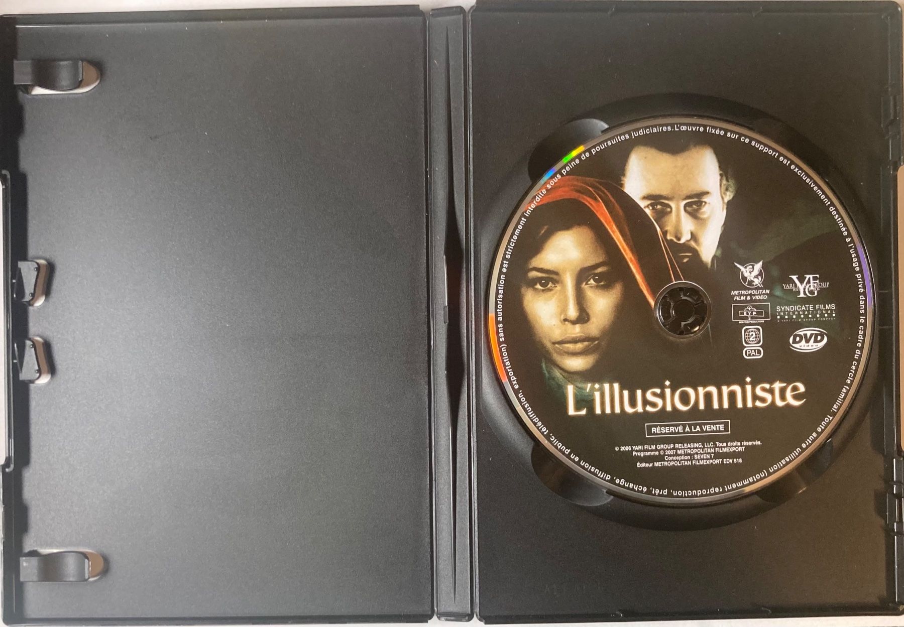 Tutti i DVDs: L'ILLUSIONNISTE – Usato da Poliez-Pittet venduto da Newtown-Records 2