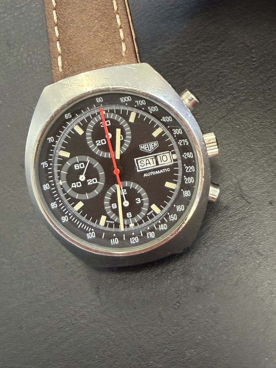 Tag Heuer Uhren: Vintage HEUER Chronograph Automatic, Top Zustand! – Gebraucht aus Winterthur von senn-ismaili