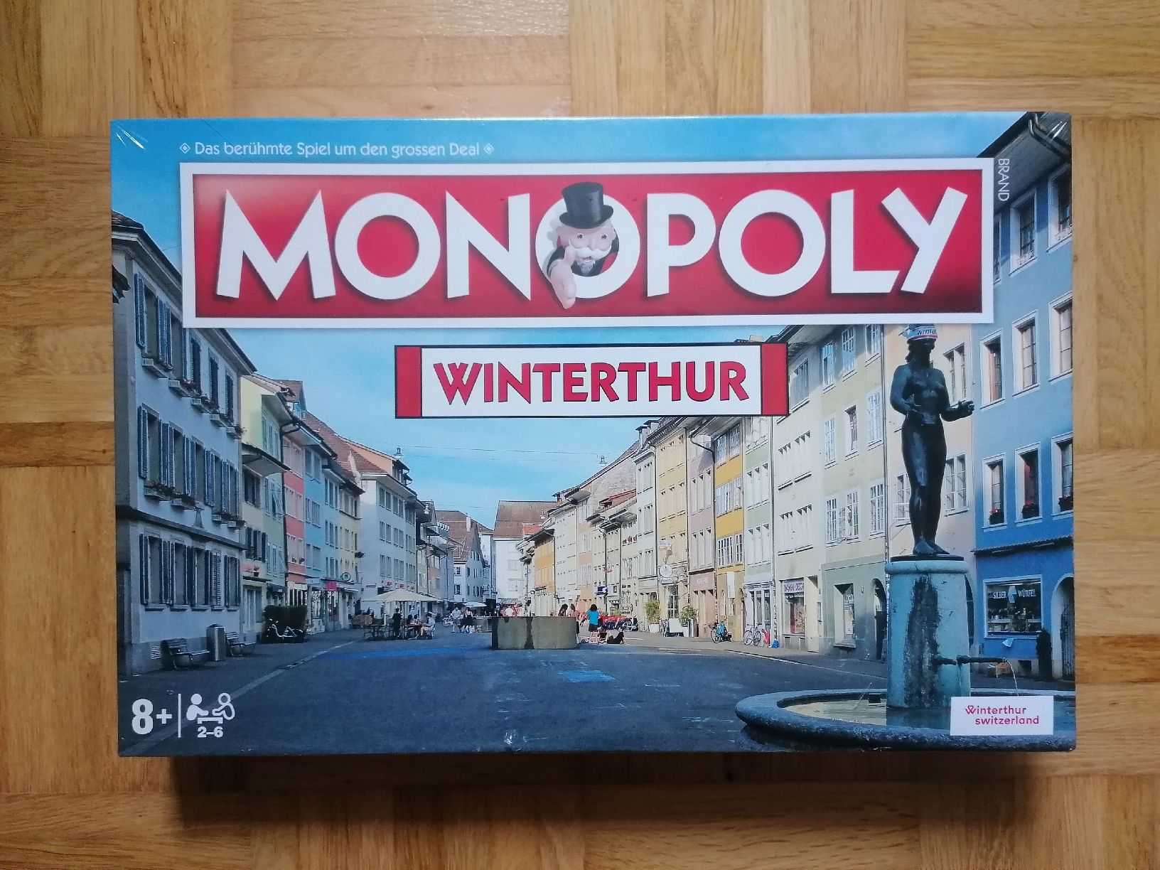 Hasbro Giochi: Monopoly Winterthur, neu und originalverpackt! – Nuovo e nell'imballaggio originale da Zürich venduto da Kassandra2