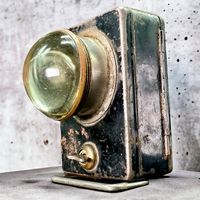 Ancienne lampe de poche H.W. des années 1930/40 Allemagne