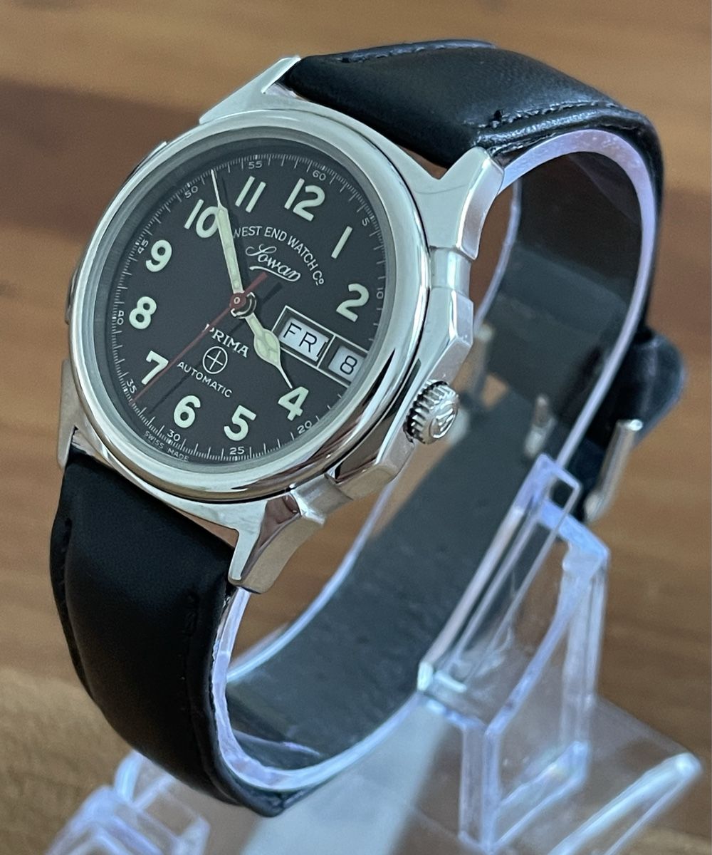 Orologi: 1960er West End Watch Lowan PRIMA Automatic Day-Date – Nuovo (secondo la descrizione) da Embrach venduto da Canderau 3
