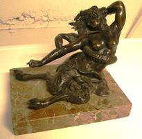 antike BronzeFigur, Allegorie der Medizin?