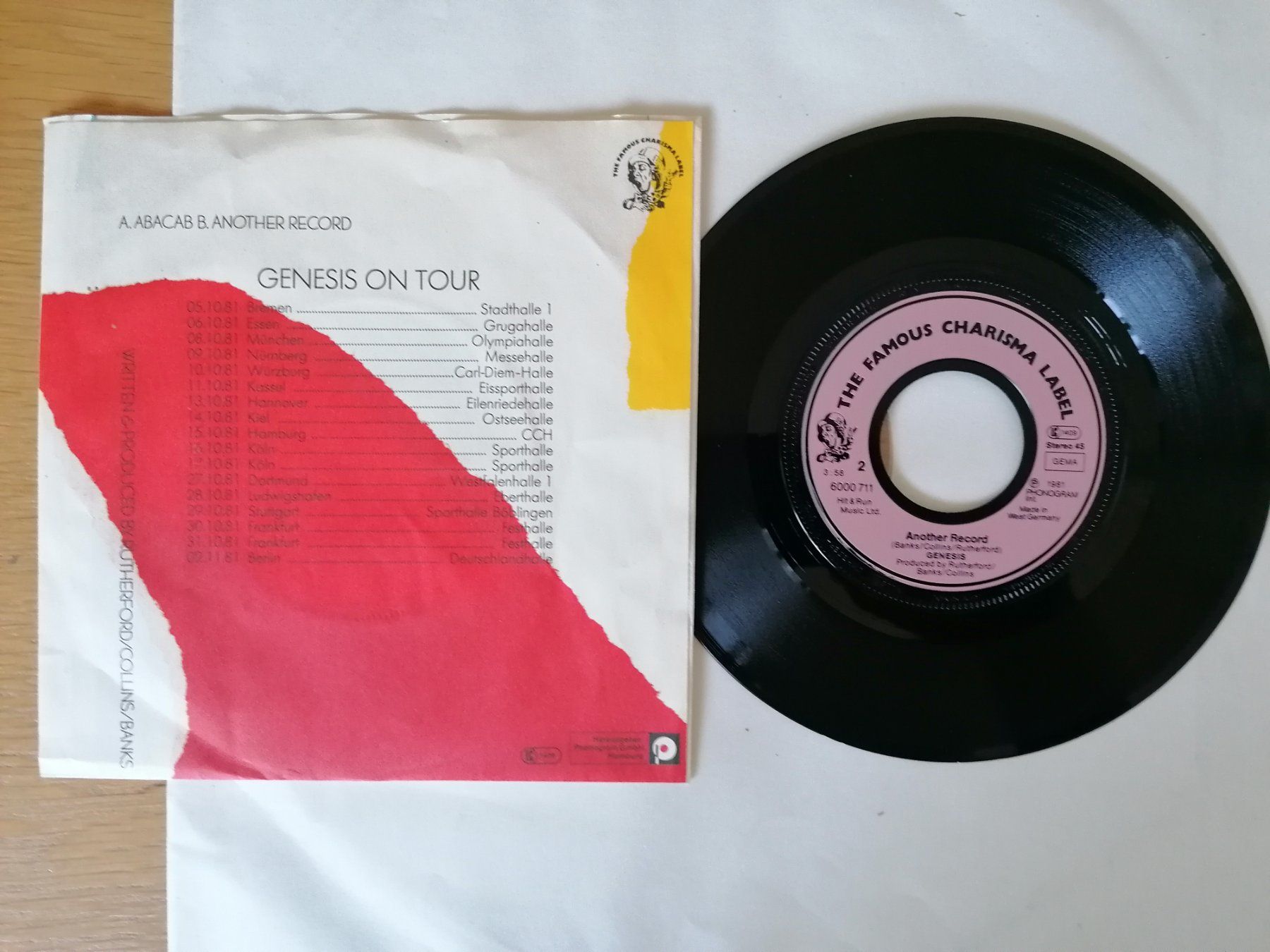 Schallplatten: Genesis --  Abacab Another Record 7" Single – Gebraucht aus Beinwil am See von Funkthesizer 1
