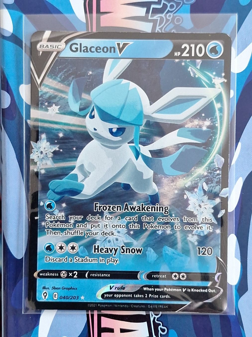 Pokémon Carte collezionabili: Glaceon V - Evolving Skies - #4 – Usato da Altstätten SG venduto da GGsGameshop