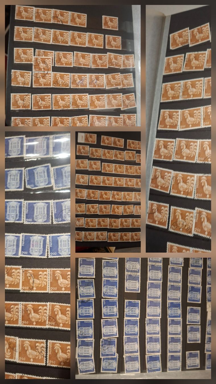 Tous les timbres: Turmhahn / Bürgerhaus Dubletten  – D'occasion à Balgach par SIMEON27
