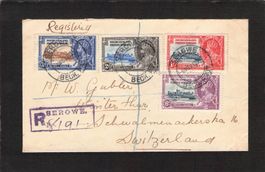 FDC Britisch/Botswana - Winterthur ZH , 6.11.1935