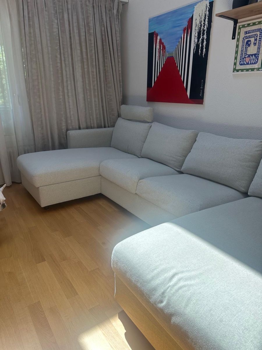 Sofas: Ecksofa hellgrau 333x164x103 cm guter Zustand – Gebraucht aus Brüttisellen von nat_5622 1