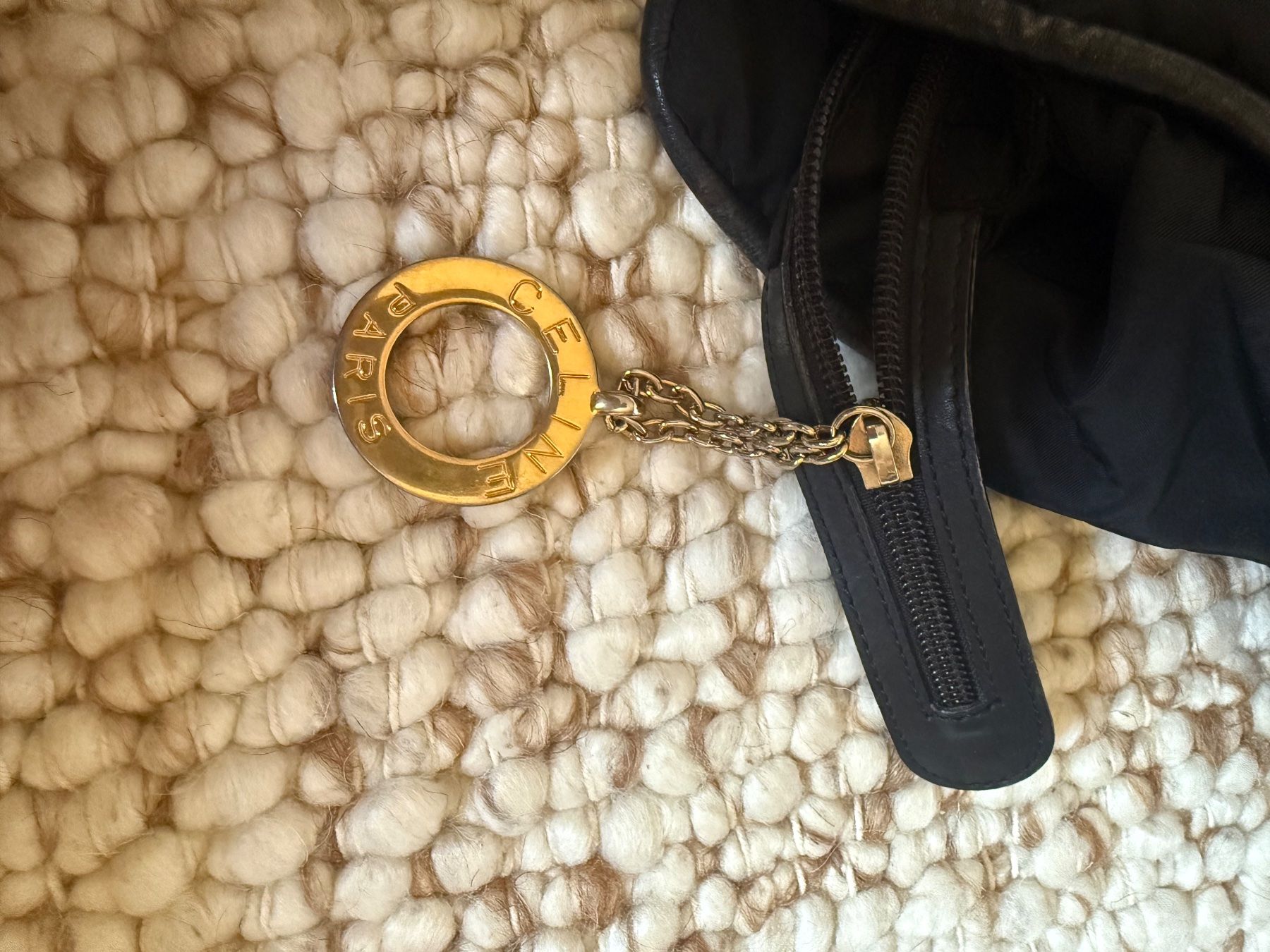 Celine Borse da donna: Sac à main Tote Céline en Nylon noir – Usato da Lausanne venduto da Titivintage 6