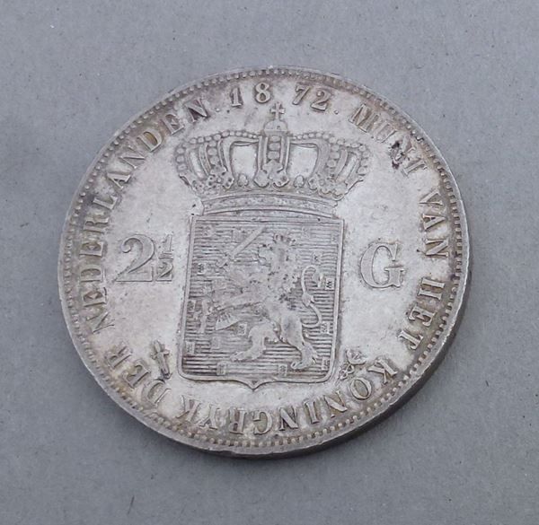 Tutti le monete: Holland ++ 2 1/2 Gulden 1872 – Usato da Walkringen venduto da Casablanca777