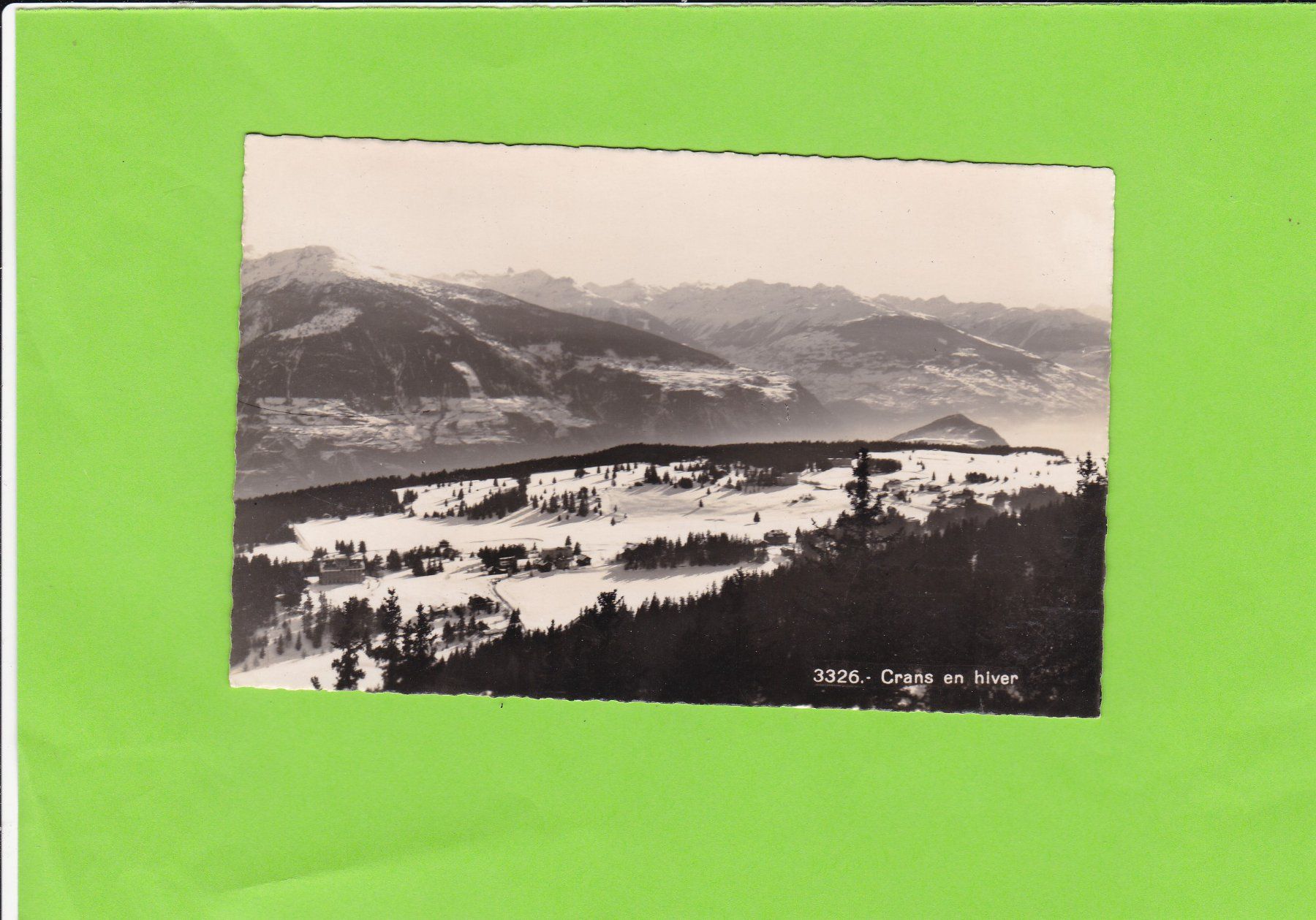 Cartes postales: Crans en hiver – D'occasion à St. Peterzell par neckertal