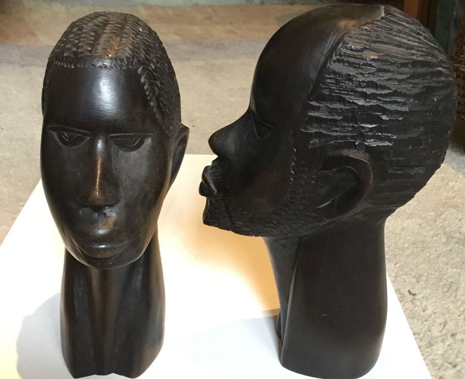Sculture & Statue: Afrikanische Büsten – Usato da Schlieren venduto da Jeajet 3