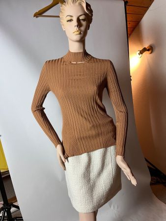 Wolford Cashmere Top, Grösse M, Farbe Lion