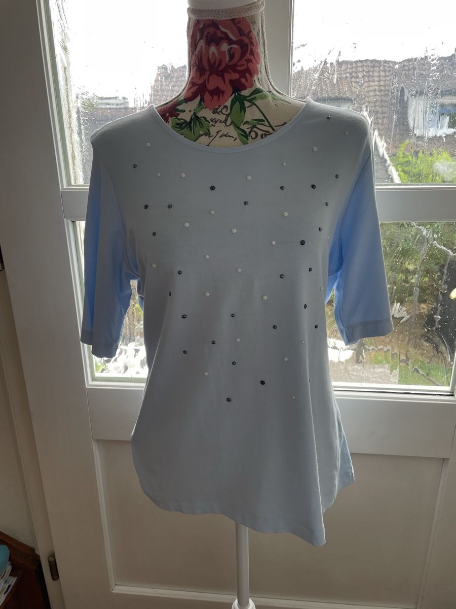 Rabe T-shirt: Schönes Viscose Shirt RABE 40 – Usato da Zürich venduto da Pamuk04 3
