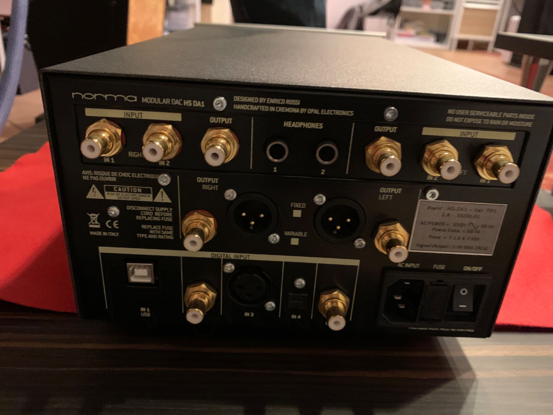 Amplificatori: NORMAUDIO HS-DA1 DAC + EARPHONES AMPLI – Usato da arogno venduto da Nikhorn 1