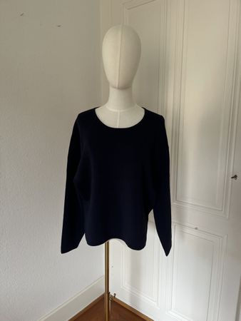 J Brand Navy Pullover, size L. New condition!