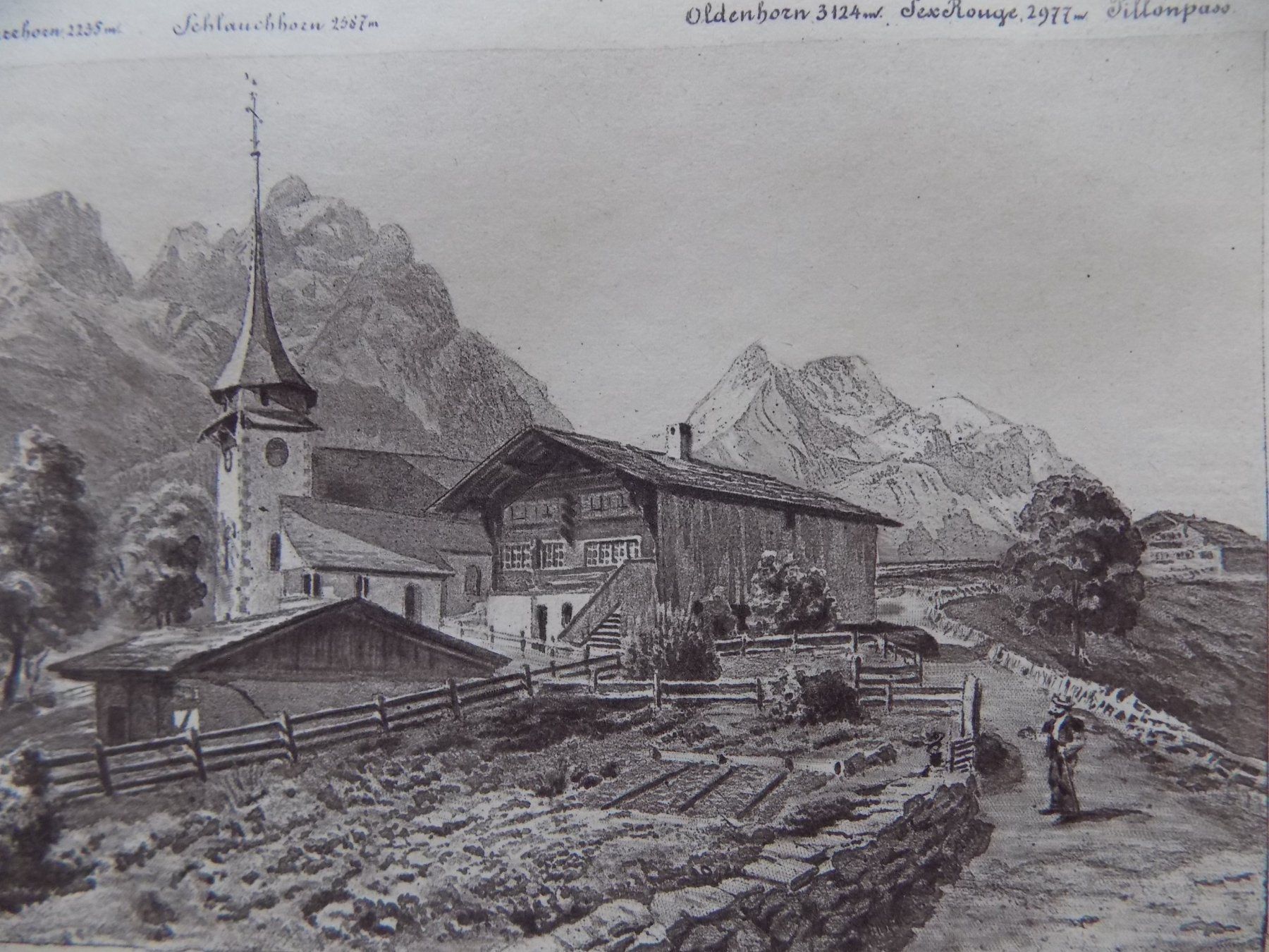 Gravures: Gsteig bei Gstaad – D'occasion à Risch par Rischli15 4