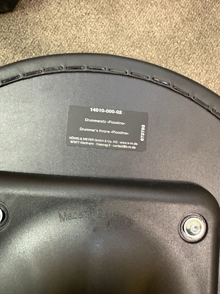 Hocker: K&M 14010 Drum Throne Piccolino SCHLAGZEUG Hocker – Neu (gemäss Beschreibung) aus Luzern von allen.mann 3