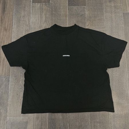 Pegador, Baggy T-Shirt, schwarz mit Print, Grösse S
