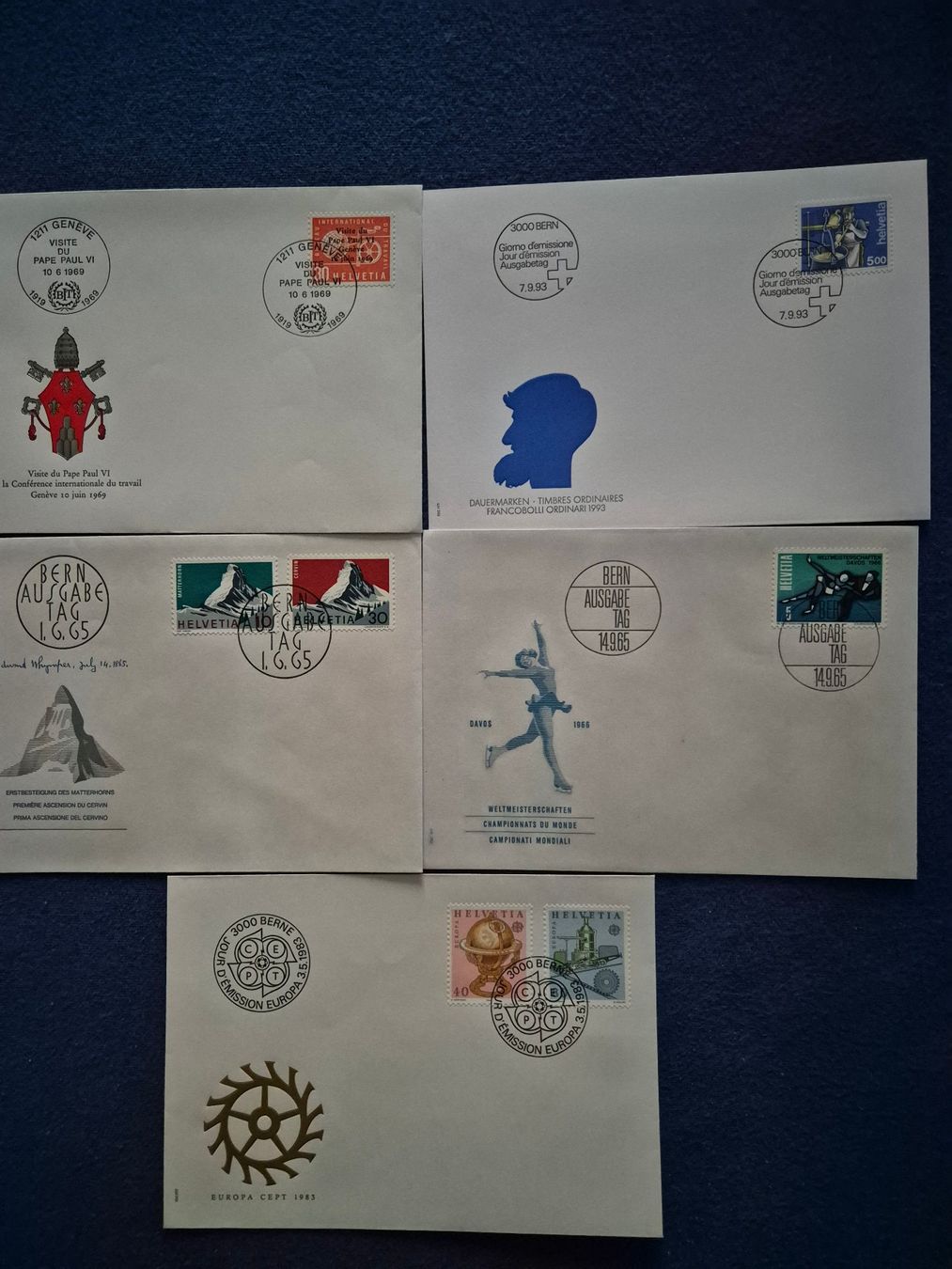 Tous les timbres: Ersttagsbriefe CH – D'occasion à Steinhausen par Scrashel