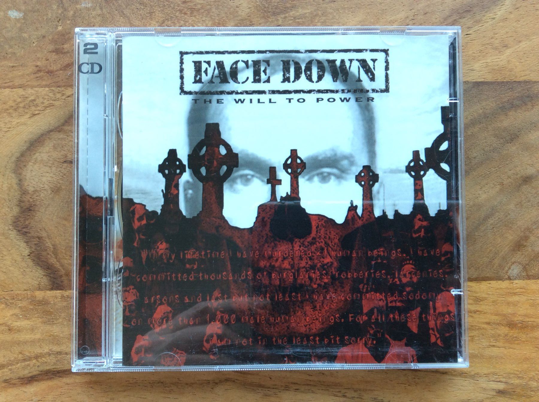 CD: Face Down - The Will To Power (CD + DVD) – Usato da Horgen venduto da flyingpenguin2000