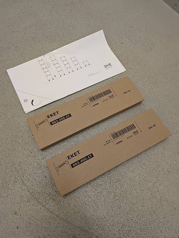 Scaffali: IKEA EKET Wandschiene - 35cm (2x) – Usato da Illnau venduto da Rokewa