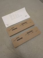 IKEA EKET Wandschiene - 35cm (2x)