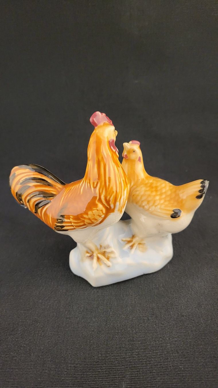 Figuren: Gockel mit Huhn CHINA – Gebraucht aus Basel von spinne02 4