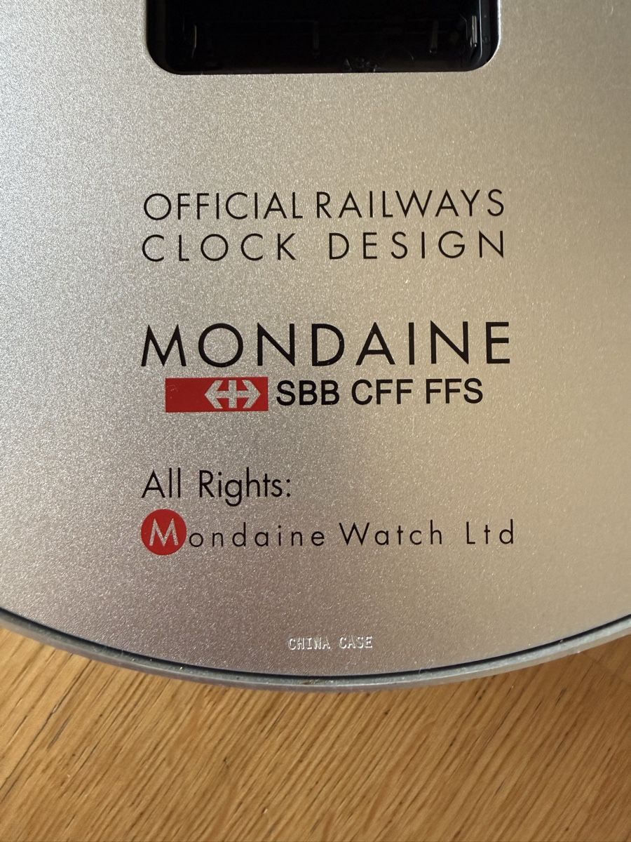 Mondaine Orologi da terra & Orologi da parete: Mondaine SBB Wall Clock Official Railways Clock Design – Usato da Basel venduto da ann_65sz 3