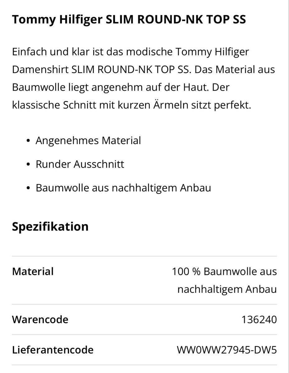 Tommy Hilfiger T-shirt: Baumwoll Damenshirt von Tommy Hilfiger – Nuovo e nell'imballaggio originale da Rothrist venduto da taysha 4