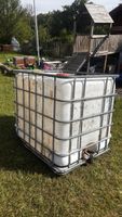 Wassertank 1000 Liter IBC Container Regenwasser Garten