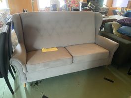 3-Sitzer Sofa Stoff 🛋️ – modern / bequem / Neu