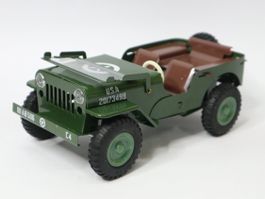Ites Blechauto Willys Jeep unbespielt made in Tschechien