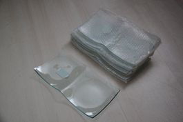 Glasschalen gewölbt - 5 Stück