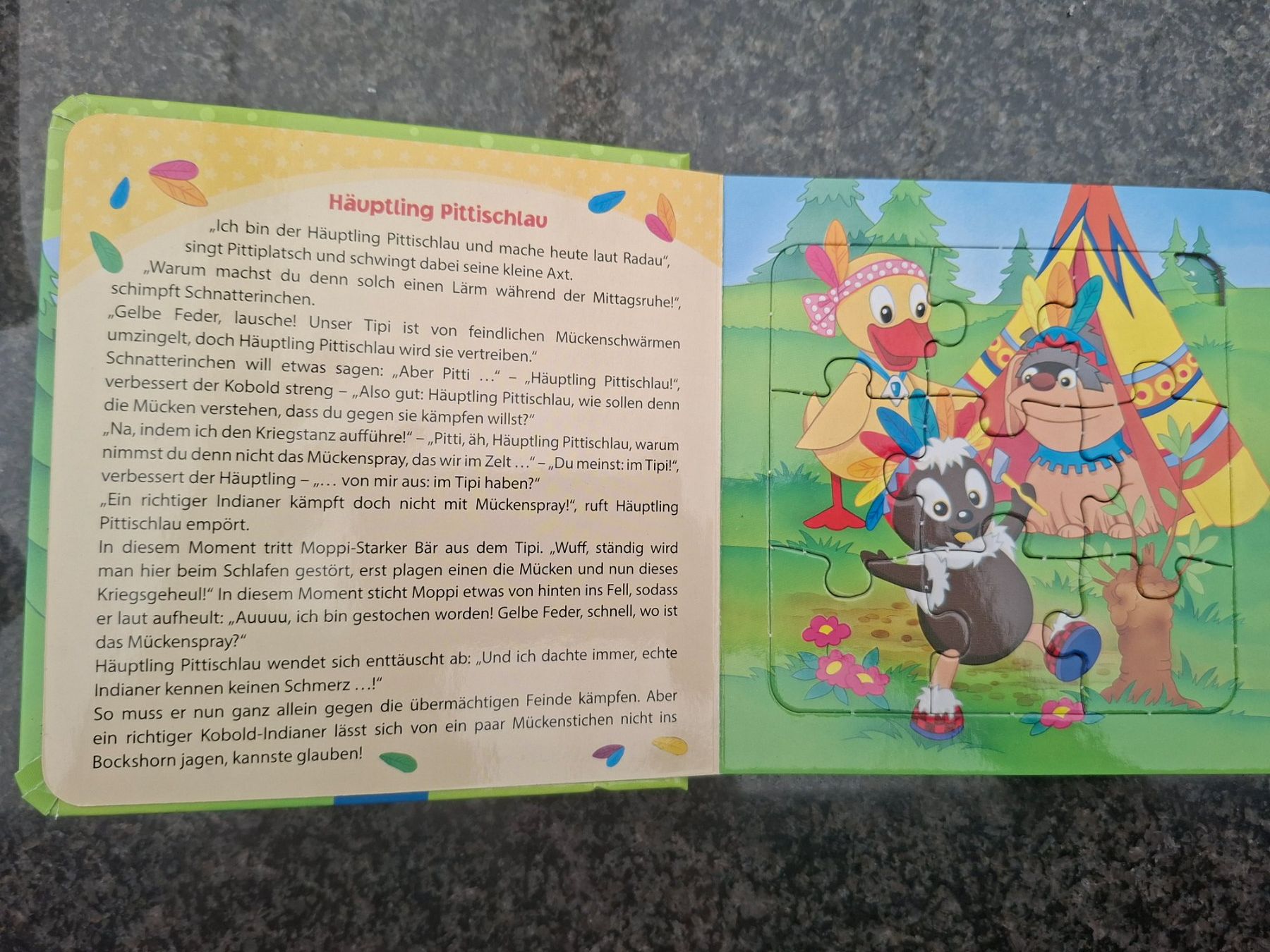 Libri: Kinderbuch / Puzzlebuch "Pittiplatsch" mit 4 Puzzle – Usato da Boniswil venduto da Totomat-Lady2 2