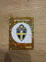 Panini WM 2026 Sticker SWE 1 Schweden Wappen Glitzer