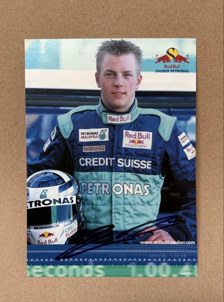 Autografi: Kimi Räikkönen Autogramm – Nuovo e nell'imballaggio originale da Gwatt (Thun) venduto da pachdele