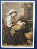 Alte Ansichtskarte "Mutter und Kind" von A. van Muyden 1961