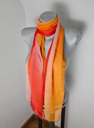 NEU! schöner Schal / Foulard ca. 150 * 50cm Farbverlauf