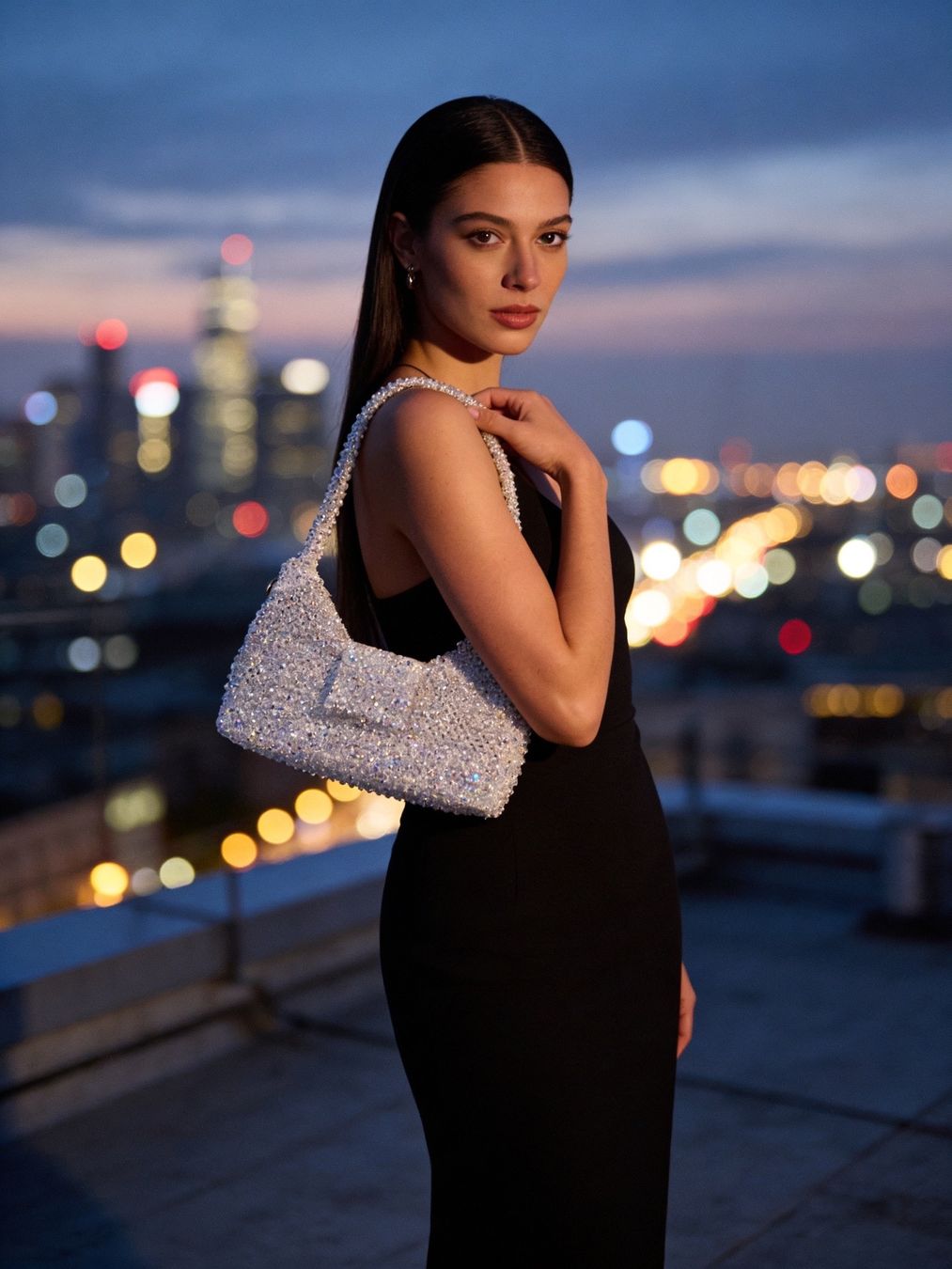 Borse da donna: Strass Handtasche aus Kristallperlen Event – Nuovo e nell'imballaggio originale da canobbio venduto da barbarb
