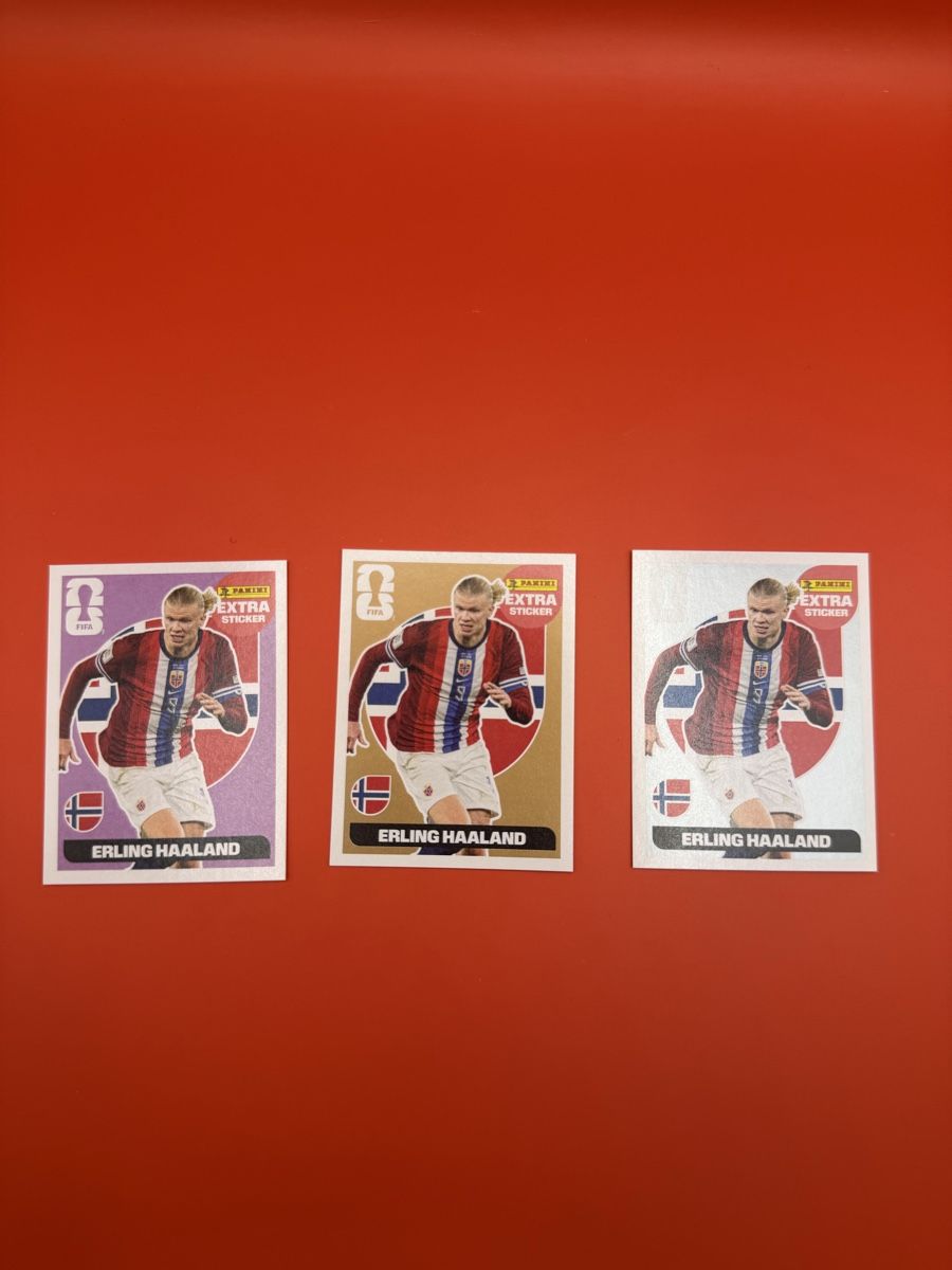 Panini Sammelbilder & Trading cards: 3 Panini Extra Sticker Erling Haaland  – Neu (gemäss Beschreibung) aus Wetzikon ZH von KartenKid