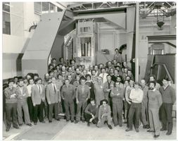 Foto Gruppenbild Team Maag Zahnräder AG Zürich, 1984