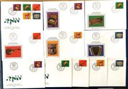 1985 Pro Patria FDC ( Philswiss )1 FDC Satz + 1x Einzel Satz
