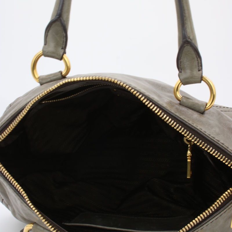 Prada Taschen für Damen: Prada Vitello Shine – Taupe/Argilla - medium – Gebraucht aus Urtenen-Schönbühl von jana2kids 9