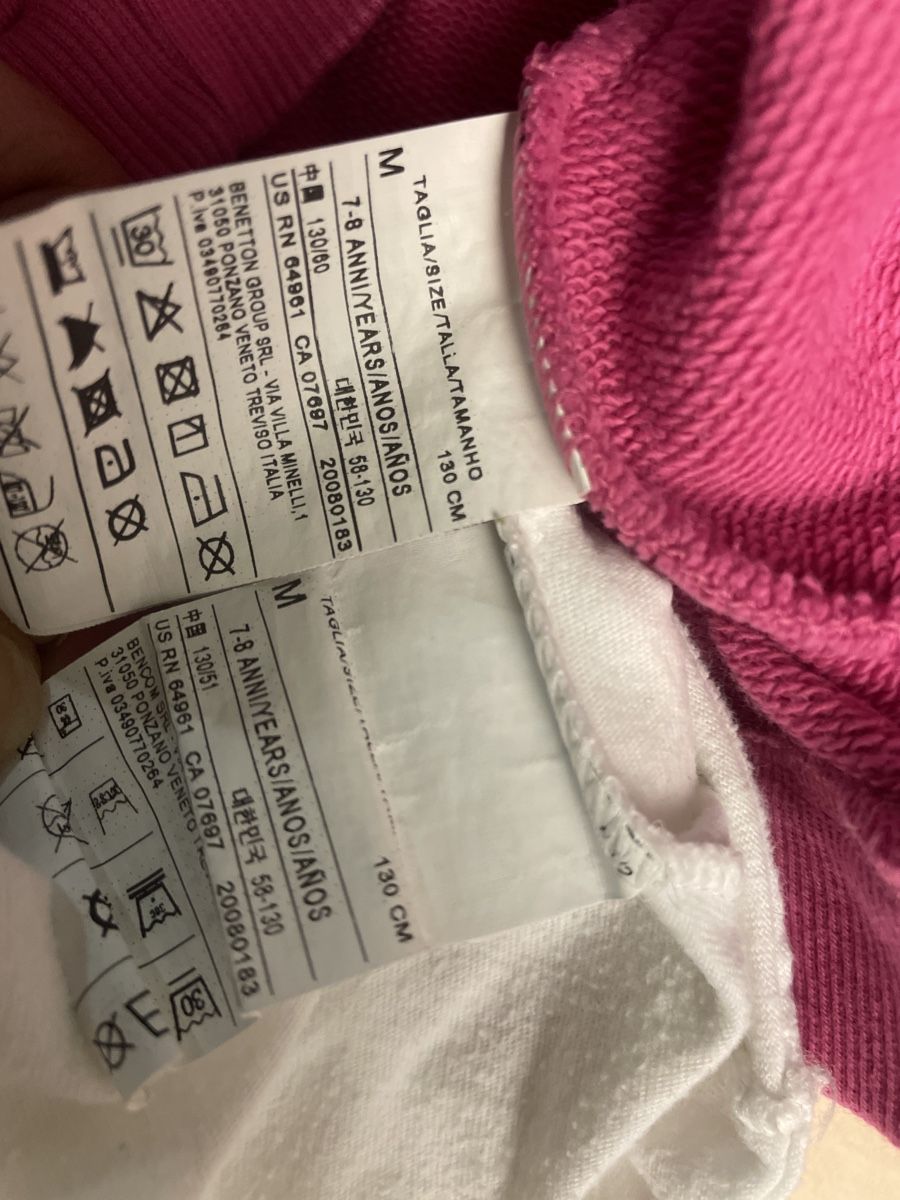 Benetton Maglioni & Felpe: 2 Mädchen Benetton Pullover Gr. 130 – Usato da Obergerlafingen venduto da cabo4 3