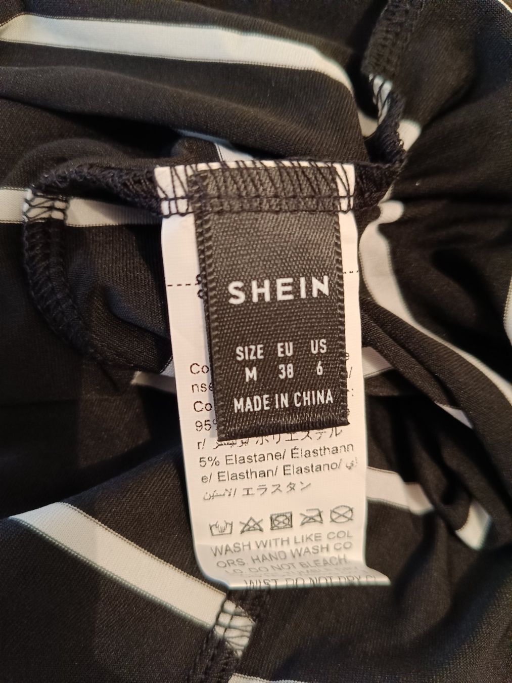 Shein T-shirt: T-shirt à rayures, 38 – Nuovo e nell'imballaggio originale da Locarno venduto da DBSiesta 3