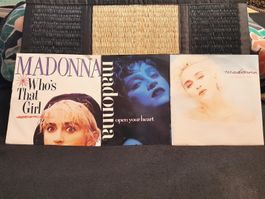 Madonna Vinyl Singles Konvolut nahe neuwertig