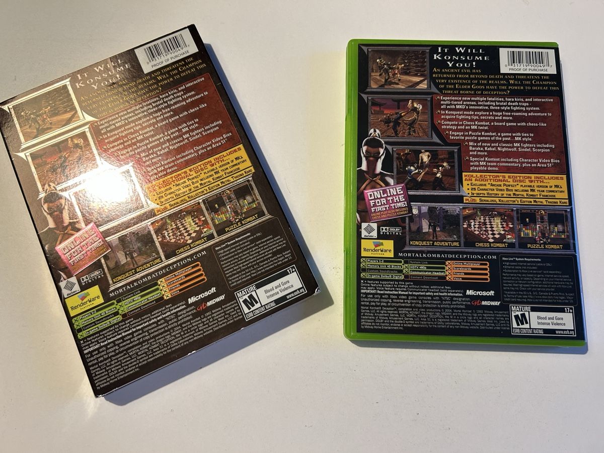 Spiele: Mortal Kombat Deception Collector – Gebraucht aus Pully von PongDayOne 4