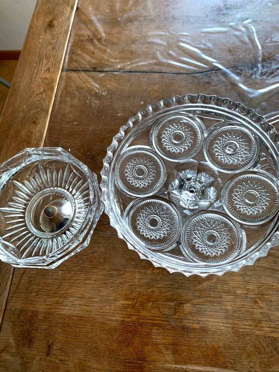 Schalen: Antikes  schöne Kristallschüssel oder Glassschüssell 2 Stuck – Gebraucht aus Emmen von newcar4you 3