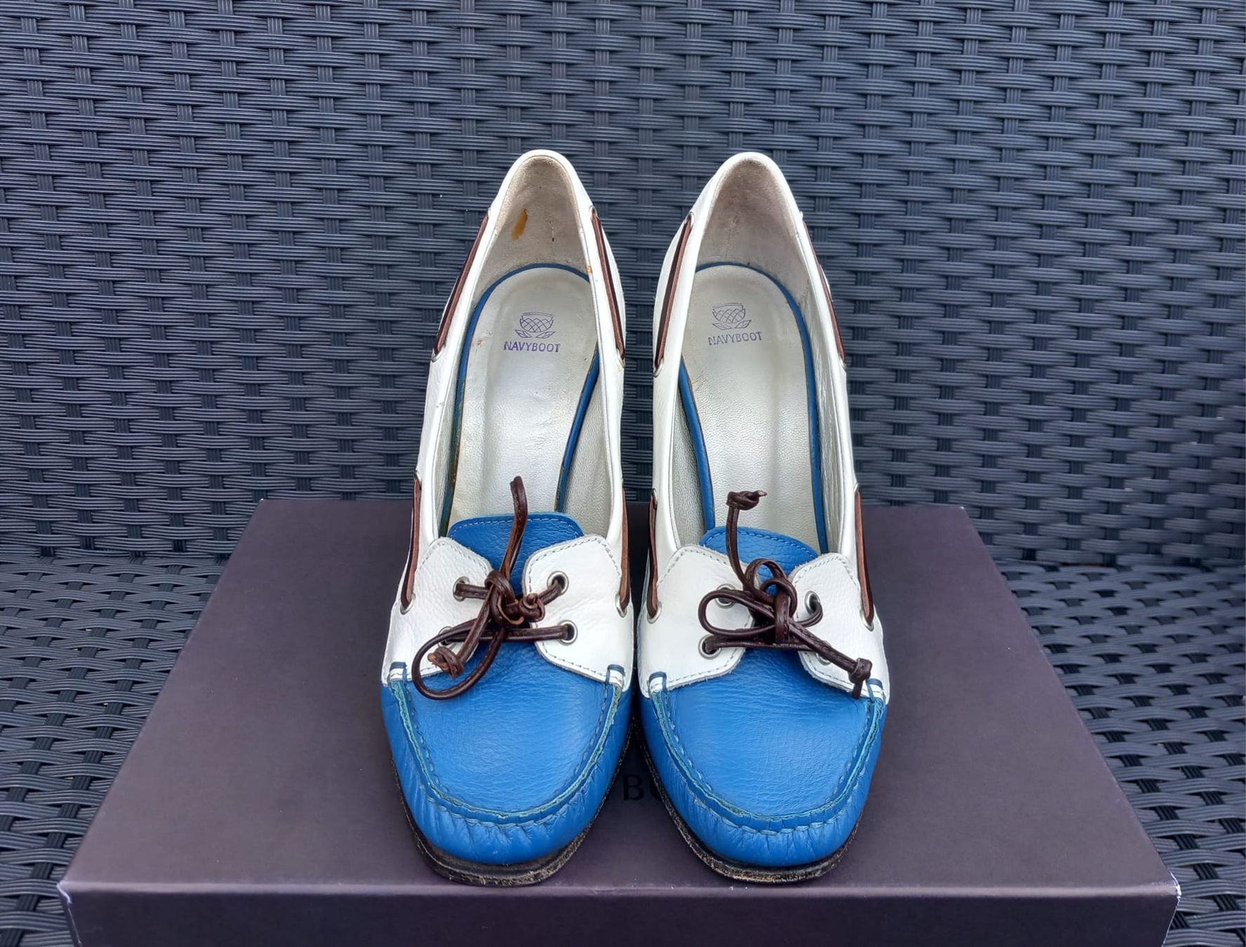Navyboot Scarpe da donna: Schöne Navyboot Läufer aus Leder Gr. 37 – Usato da Winterthur venduto da Jopf1 3