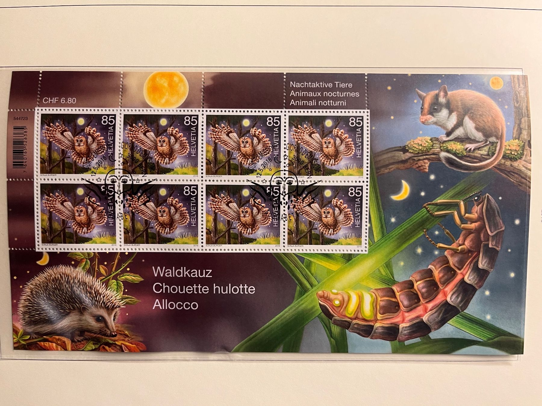 Tutti i francobolli: Vier Zierbogen 2016 mit ET-Stempel – Nuovo (secondo la descrizione) da Freidorf TG venduto da ern_7s68 2